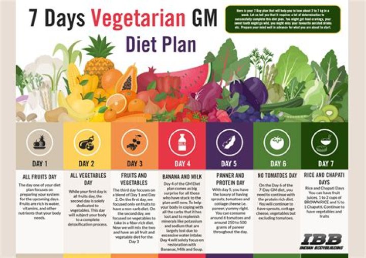 GM Diet Plan for Vegetarian: Easy PDF Meal Guide