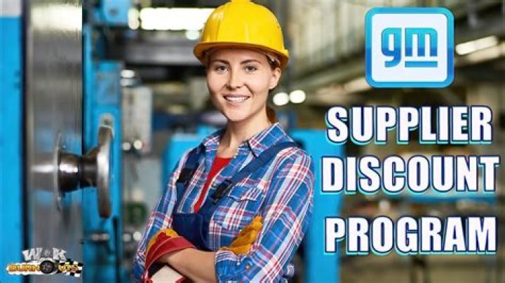 GM Supplier Discount List PDF: Save Up to 30% on Raw Materials
