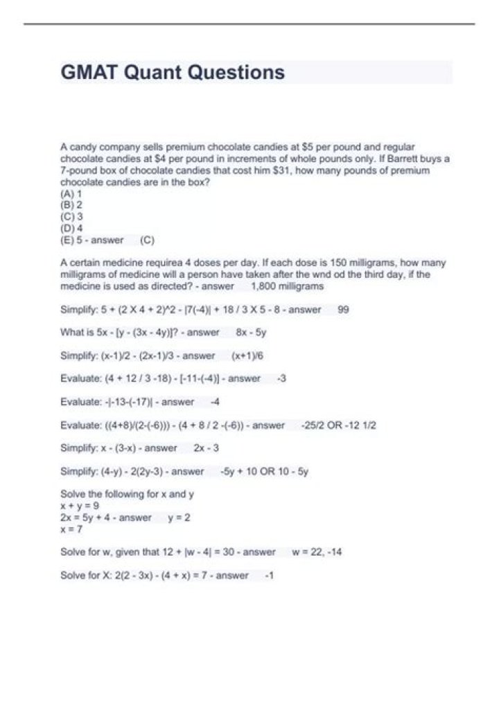 Top Gmat IR Questions PDF: Expert Practice Problems & Answers