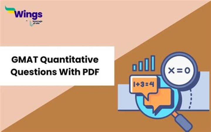 Free Gmat Quantitative Practice Test PDF with Answers