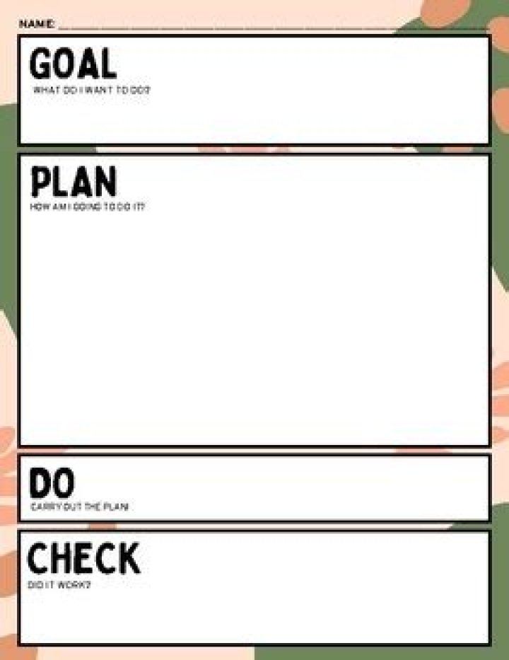 How to Create & Check Your Goal Plan PDF Easily