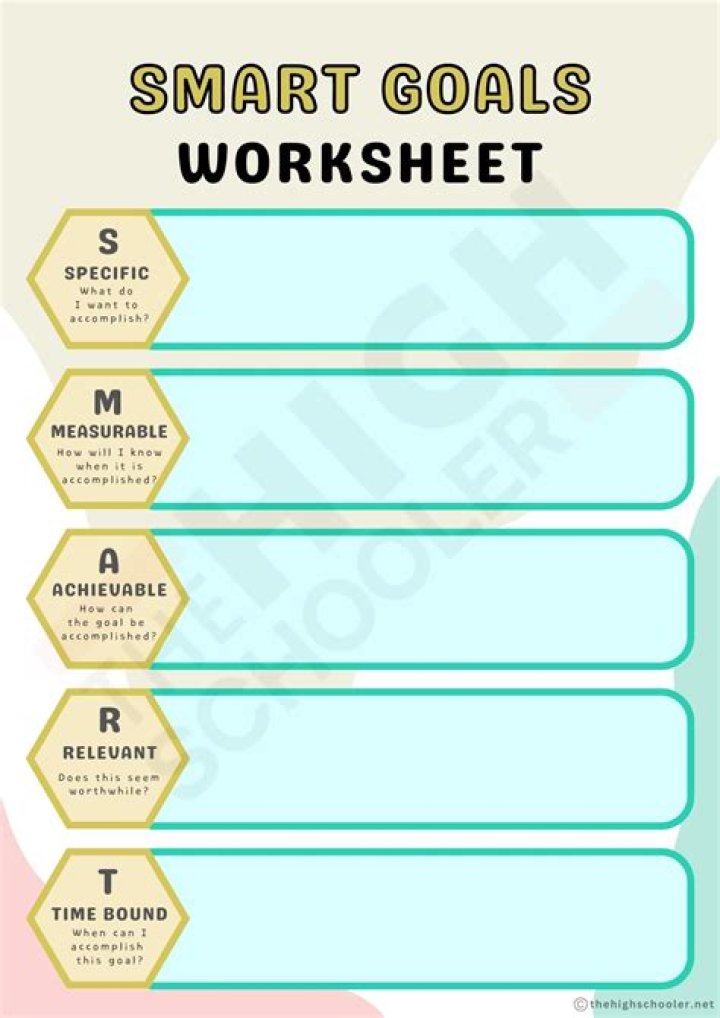 Goals Worksheet PDF: Plan & Track Your Success