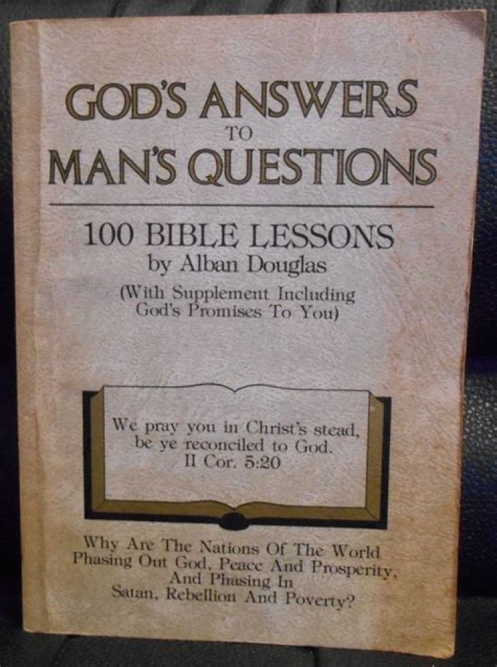 God’s Answers to Man’s Questions: Insights from Alban Douglas PDF