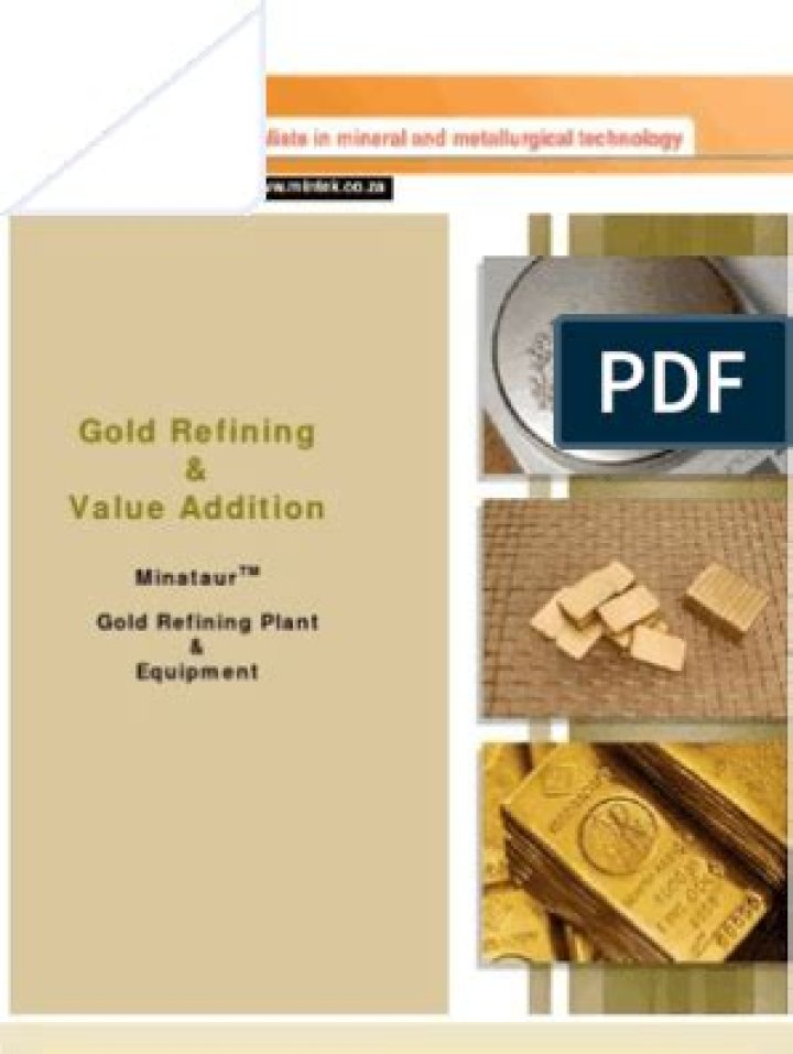 Gold Content List in CPU Chips: Detailed PDF Analysis