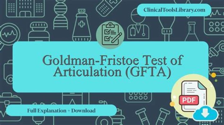 Goldman Fristeoe Test of Articulation PDF – Master Speech Clarity