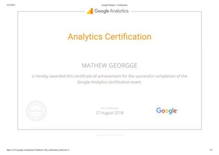 Get Your Free PDF Guide: Official Answer Key for GOOGLE ANALYTICS Certification