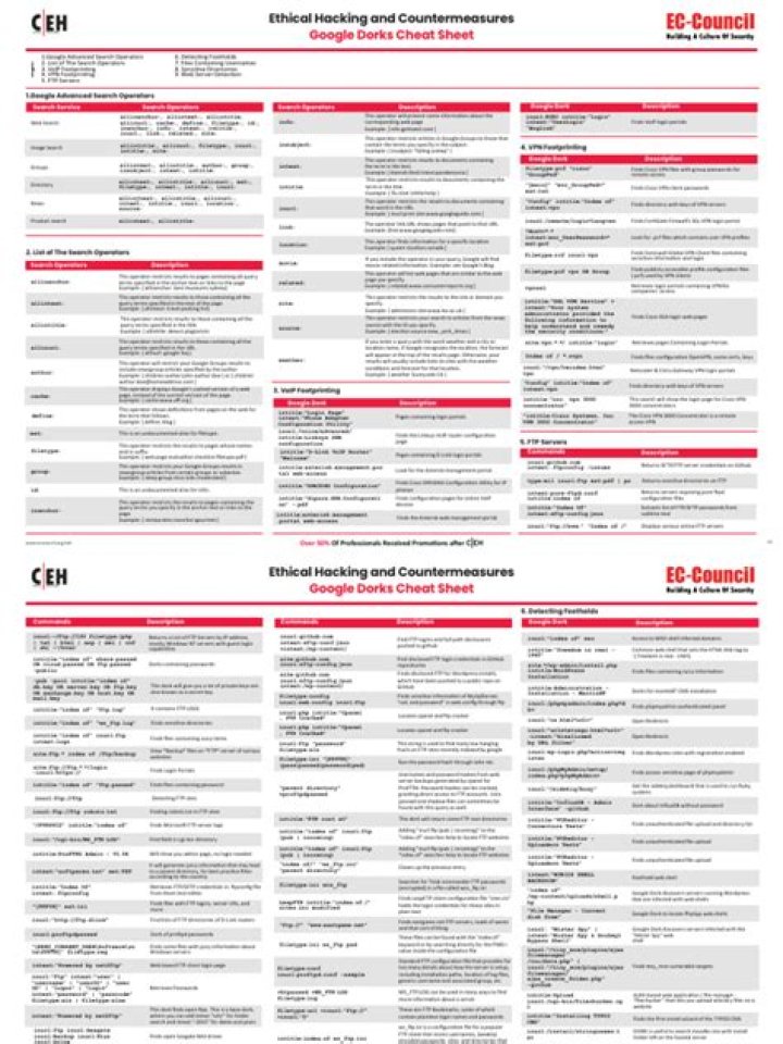 Free Cheat Sheet: Advanced Chrome Dorks & SEO Hacking PDF