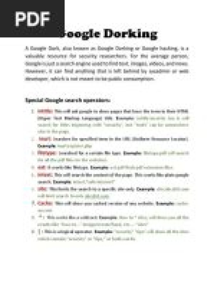 Get the Ultimate Chrome Dorking Cheat Sheet PDF – Quick Hacking Secrets