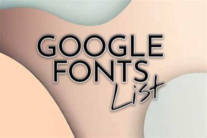 Complete Guide to the Full List of Free & Paid Fonts from G google Fonts PDF