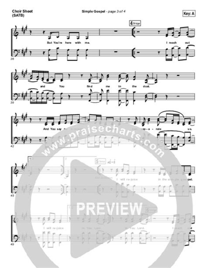 Free Gospel Choir Sheet Music PDF Download – Instant Access