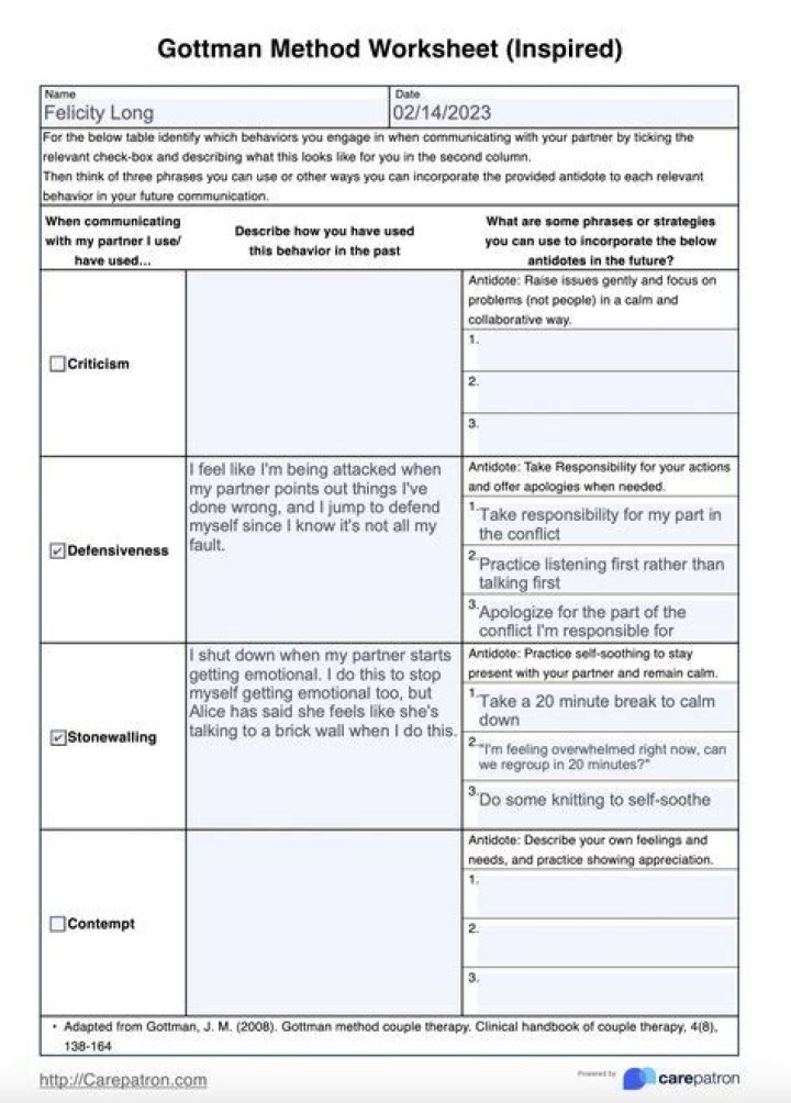 Gottman Treatment Plan PDF: Step-by-Step Guide to Successful Couples Therapy