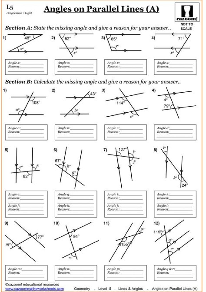Free Grade 7 Geometry Worksheets with Answers PDF for Instant Practice