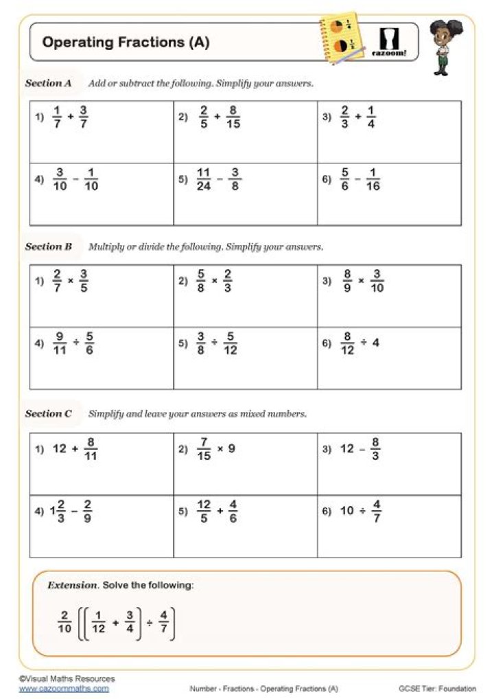 Free Grade 7 Maths Worksheets with Answers PDF – Instant Download