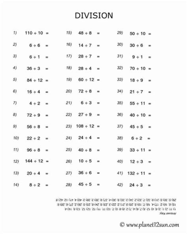 Grade 7 Maths Worksheets with Answers PDF – Free Printable Worksheets