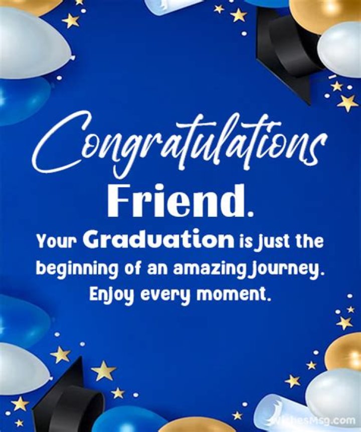 Graduation Wishes for Friend Congratulations Messages