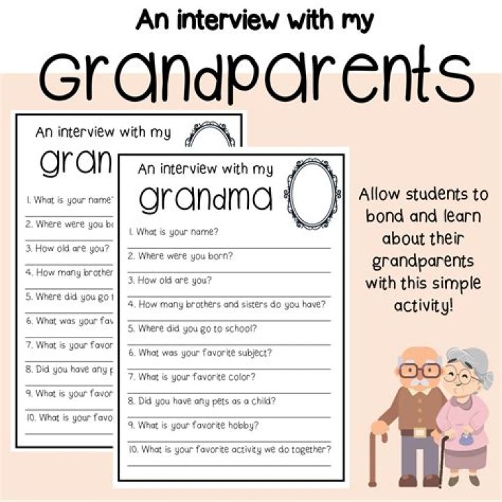 Essential Grandparent Interview Questions PDF for Meaningful Conversations