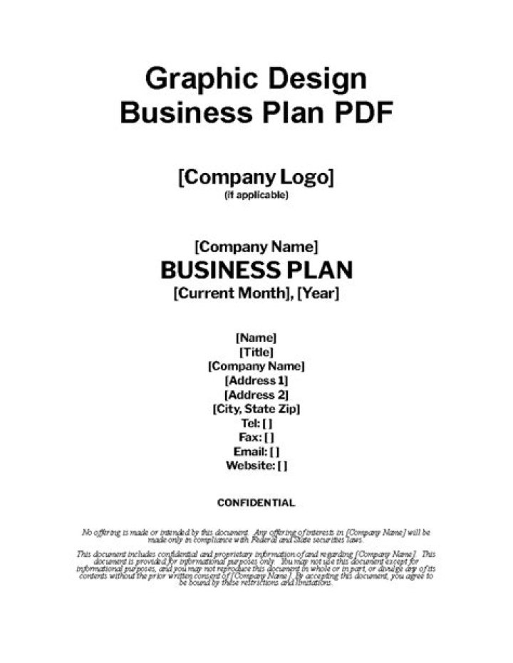 Free Graphic Design Business Plan PDF: Launch Your Studio Today