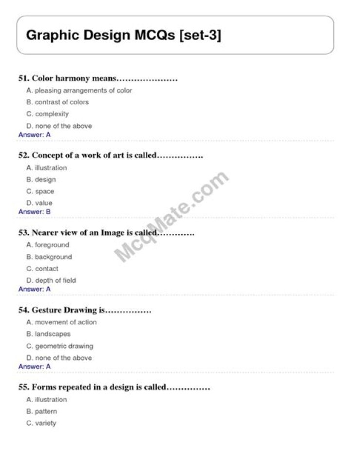 Essential Graphic Design Questions and Answers PDF for Beginners