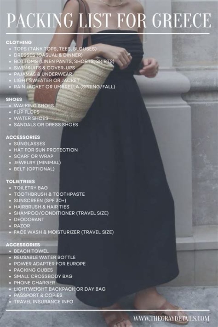 Greece Packing List PDF: Ultimate Travel Checklist