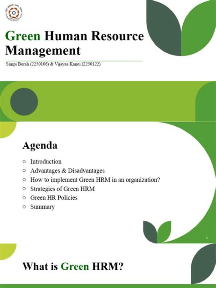 Green Human Resource Management: PDF Guide to Sustainable HR Practices