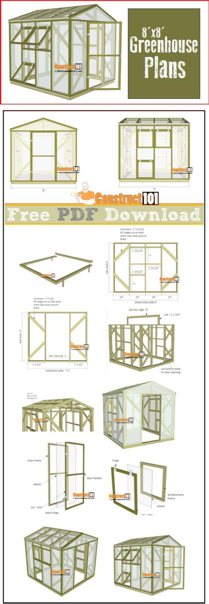 Free Greenhouse Plans PDF – Download Complete Designs Now