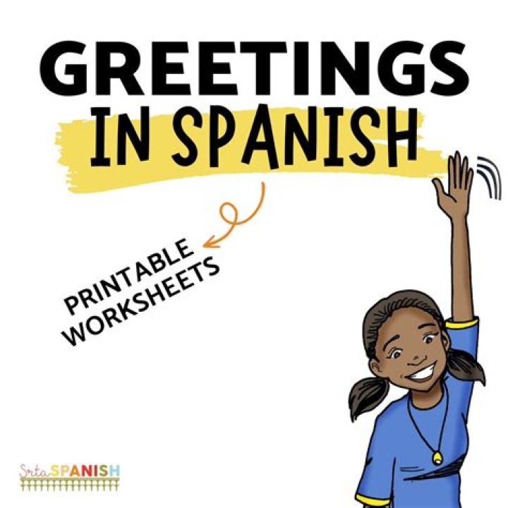 Greetings and Farewells in Spanish Worksheets PDF for Students