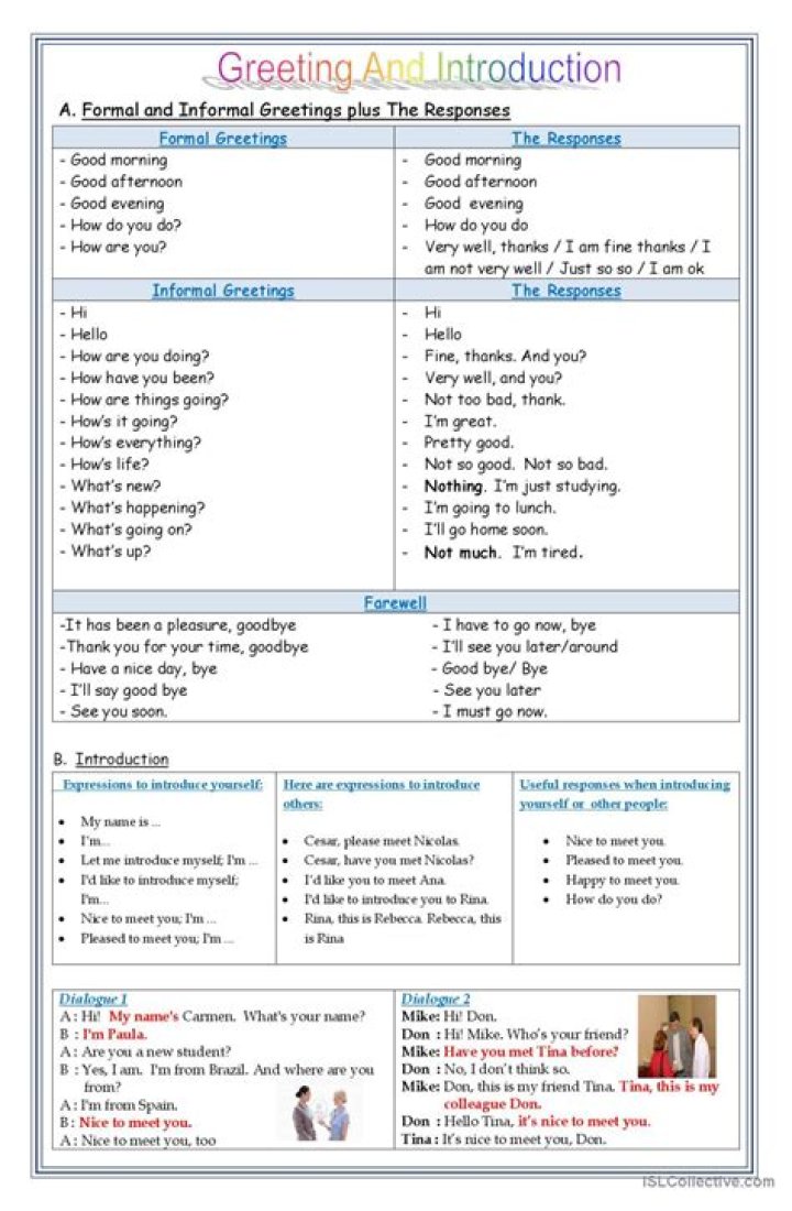 Greetings Worksheet for Adults PDF – Download Instant Self-Care Activity