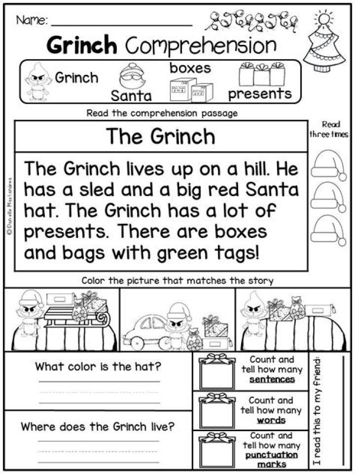 Free Grinch Worksheets PDF – Fun Holiday Activities for Kids