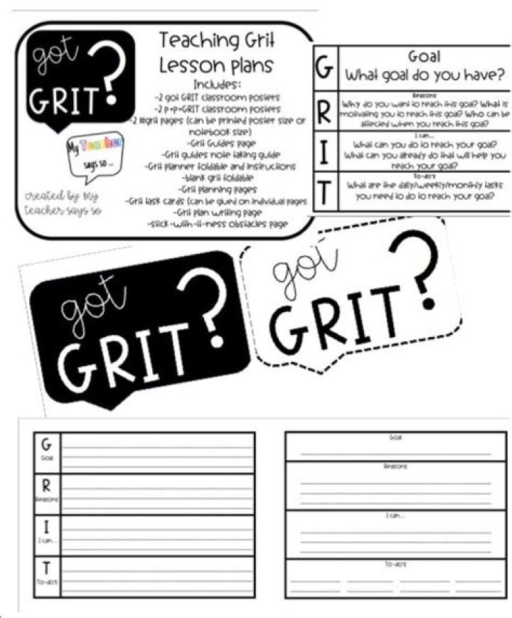 Grit Worksheets for Students PDF – Build Resilience & Persistence