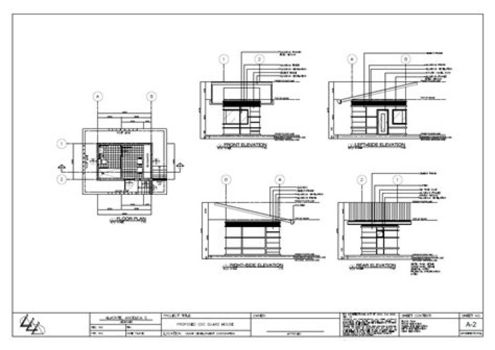 Free Guard House Plan PDF – Download Complete Design