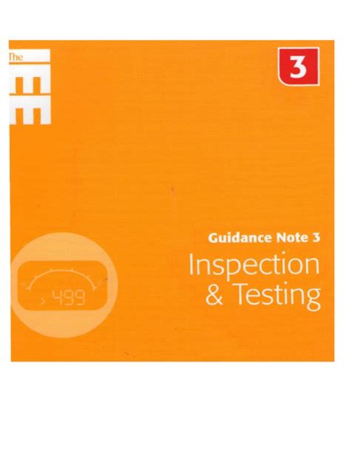 GUIDANCE NOTE 3: Inspection & Testing PDF – Essential Compliance Checks