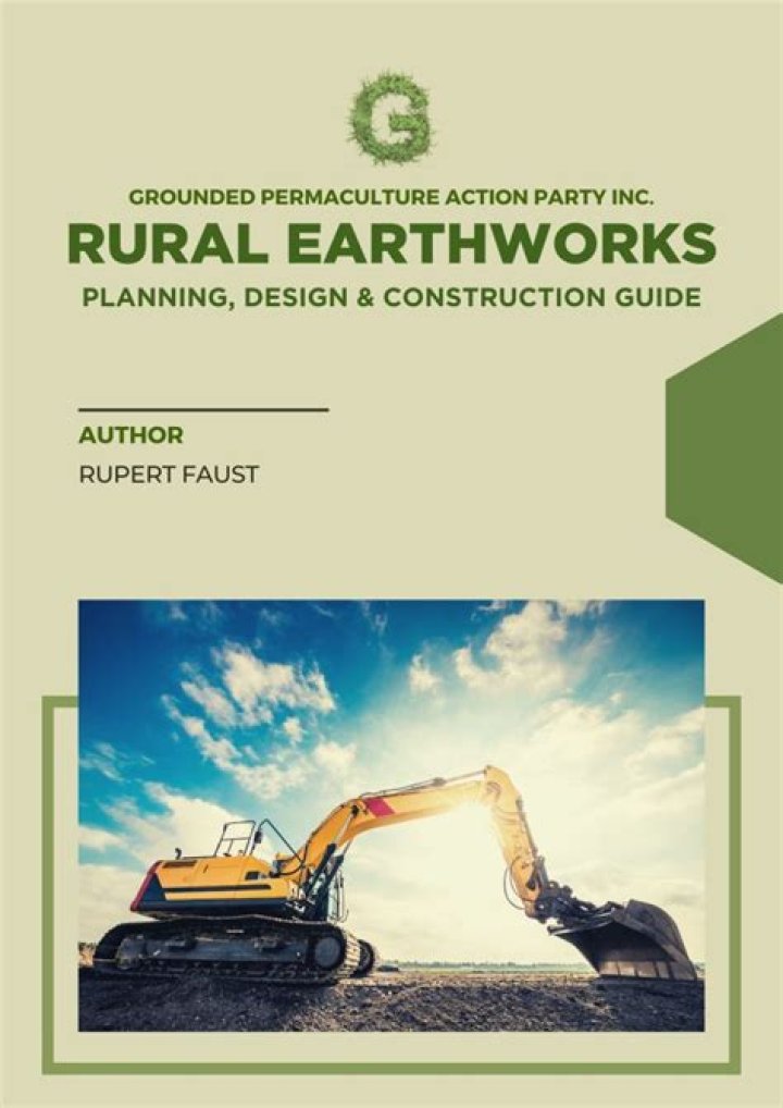 Guide to Sustainable Earthworks Management PDF: Eco-Friendly Construction Practices