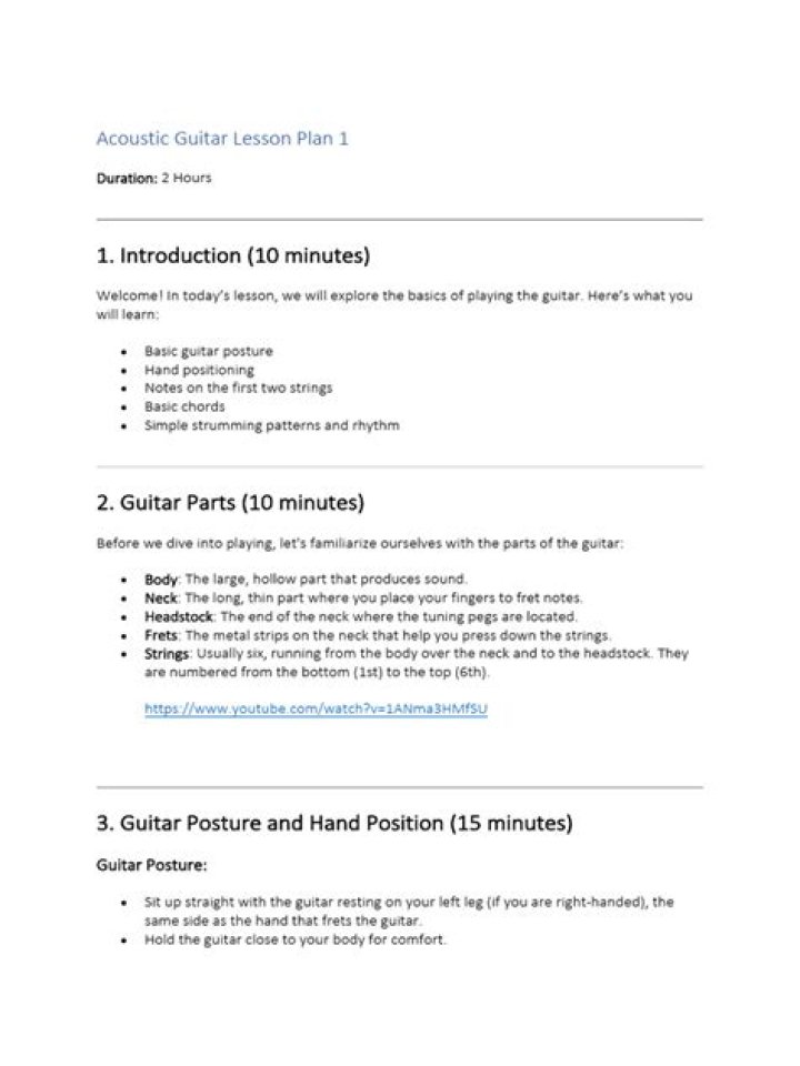 Free Guitar Lesson Plan PDF: Learn Guitar Fast & Effectively