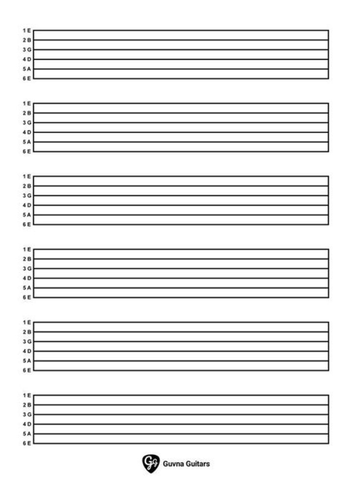 Free Guitar Music Sheets PDF – Download Now