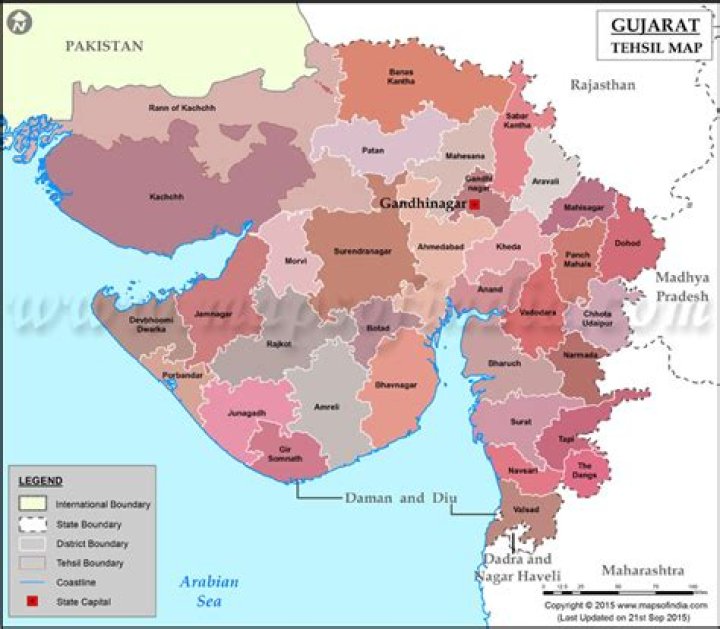 Complete Gujarat District Taluka Village List PDF for Free Download