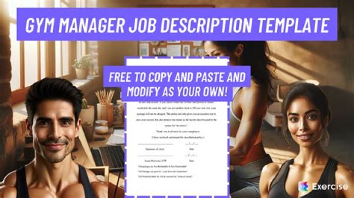 Gym Manager Job Description PDF – Hire the Right Fitness Leader