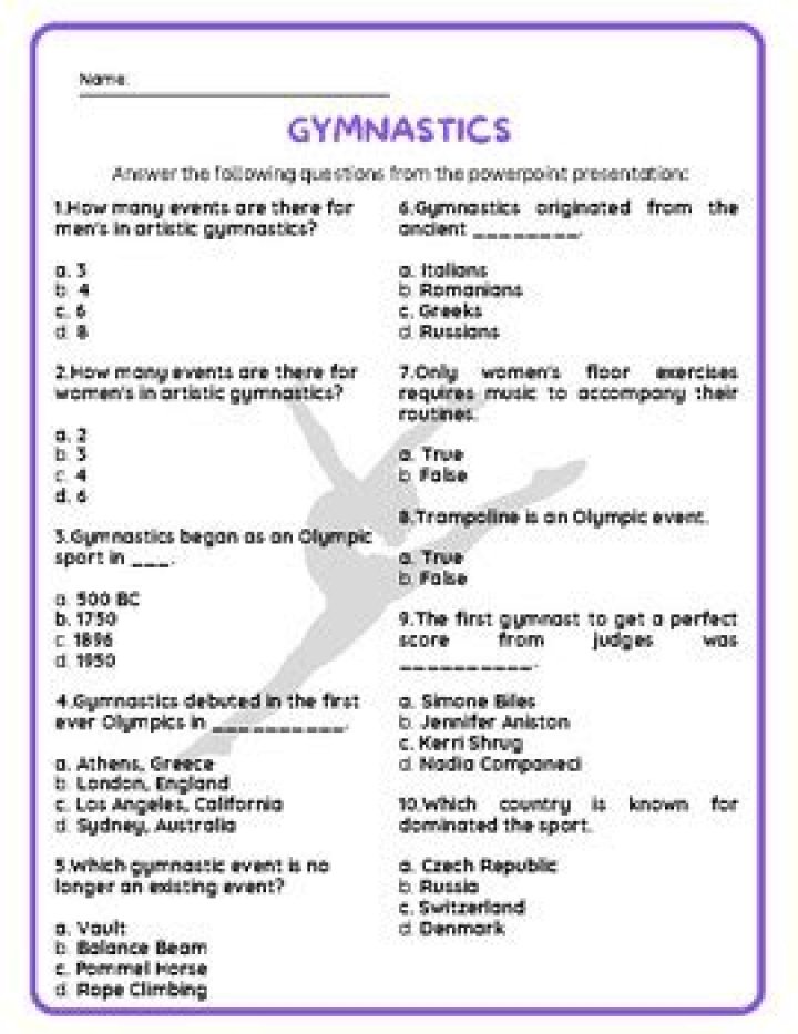 Gymnastics Questions and Answers PDF: Master Every Skill
