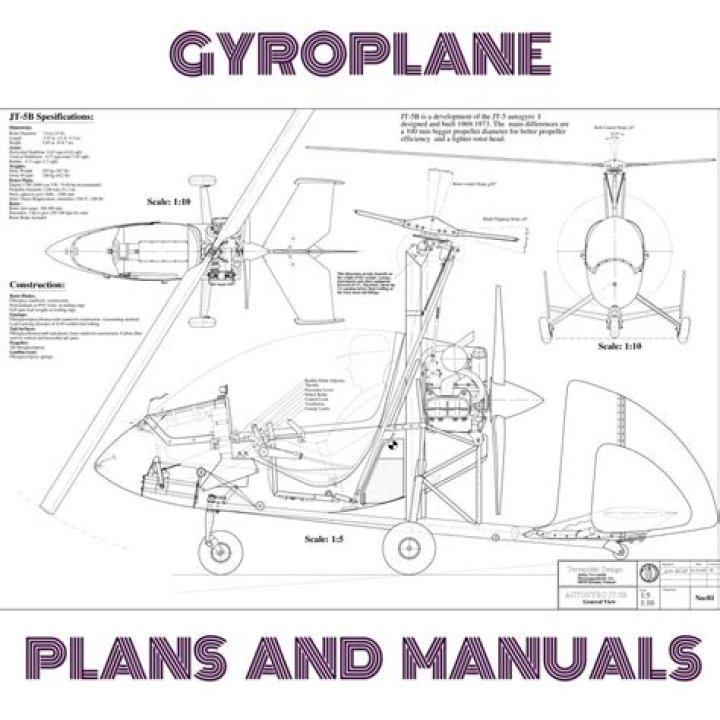 Download Free Gyroplane Plans PDF for Home Building