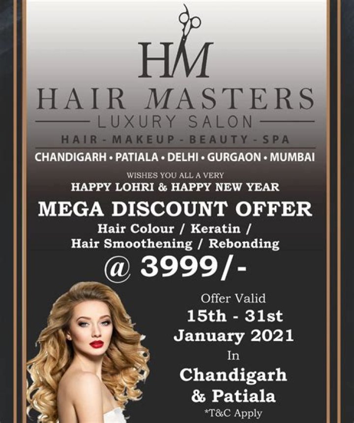 Hair Masters Chandigarh Price List PDF – Affordable Cuts & Styles