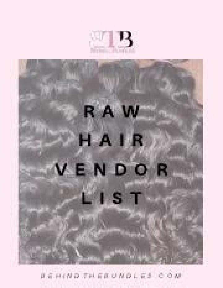 Hair Vendor List PDF: Download Top Stylists & Salons