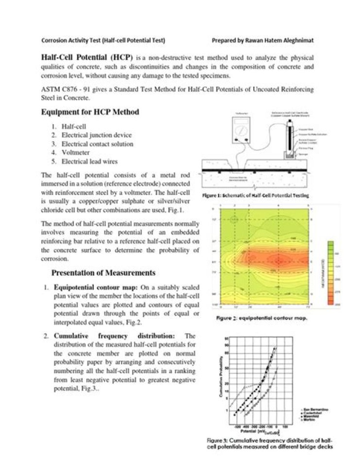 Half-Cell Potential Test PDF: Essential Guide & Download