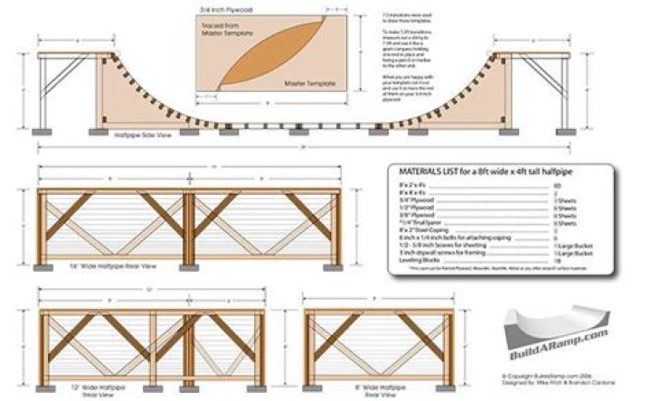 Half Pipe Plans PDF – Download Free Design Schematics