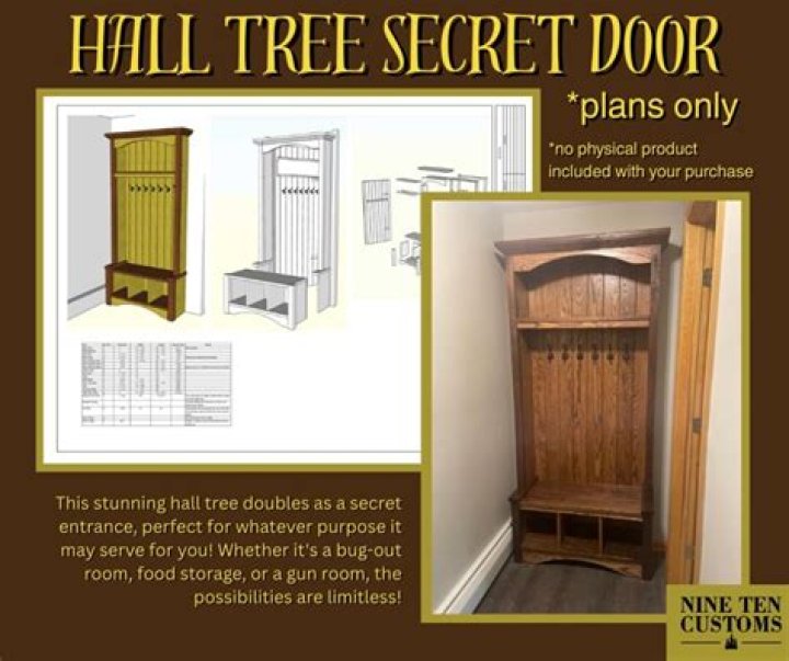 Hall Tree Woodworking Plans PDF – Step-by-Step DIY Guides