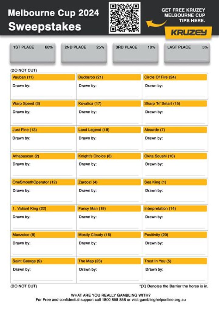 2024 Hallmark Channel Sweeps & Entry List PDF