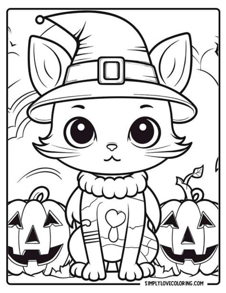 Halloween Coloring Sheet PDF: Fun Printable Trick-or-Treat Activity