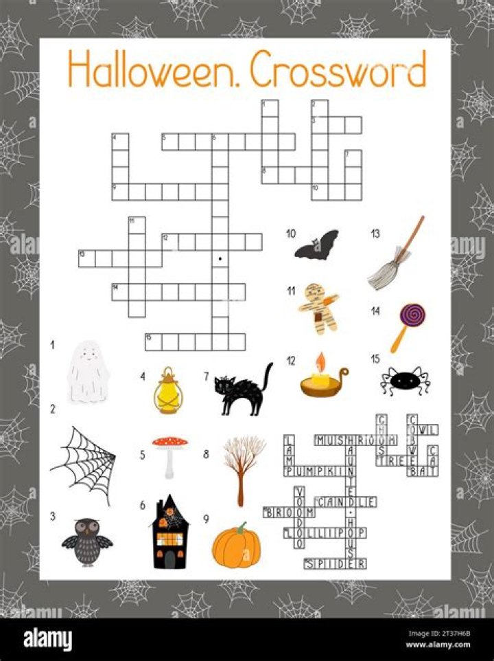 Halloween Crossword Answers PDF – Easy Clue Solutions