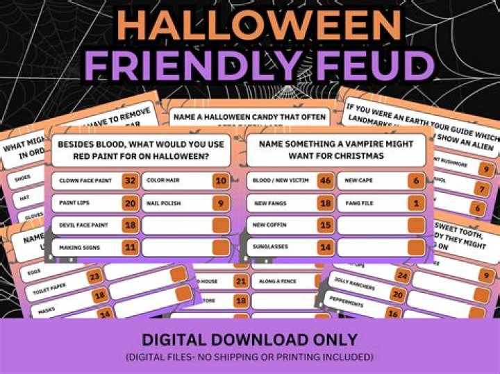 Halloween Family Feud Questions & Answers PDF – Solve Costume, Trivia, and More