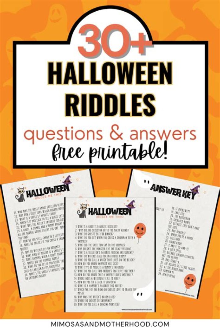 Fun Halloween Riddles with Answers PDF – Solve & Celebrate