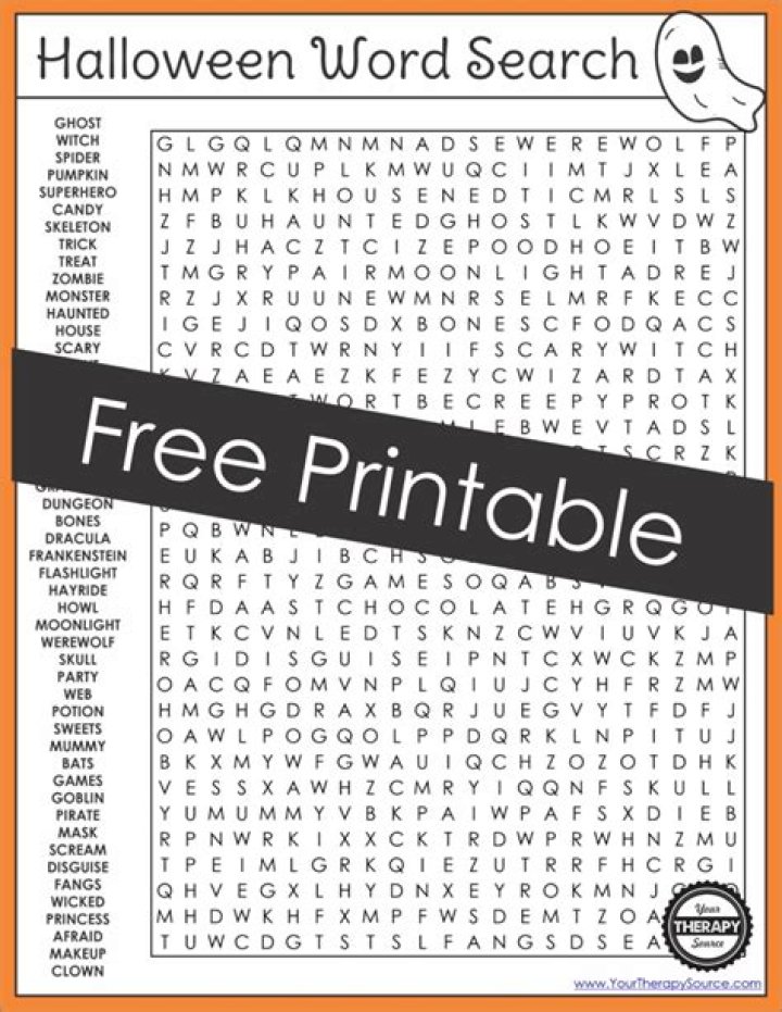 Halloween Word List PDF: Spooky Vocabulary for Kids & Adults
