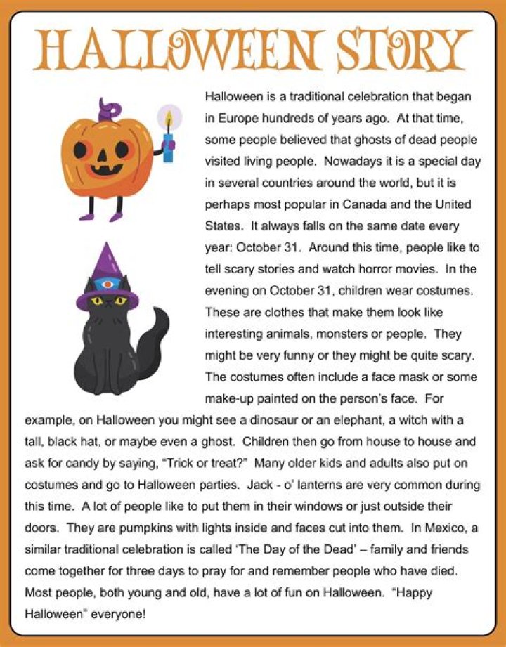 Free Halloween Worksheets PDF for Kids – Instant Download